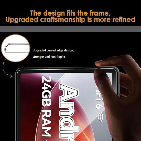 واقي شاشة Hianjoo مكون من قطعتين متوافق مع SHARECLOUD P10_T / Frameflow P10_A Tablet 10.1 بوصة، زجاج مقسى [وضوح HD] [9 صلابة] [مضاد للخدش] [سهل التركيب] in Kuwait