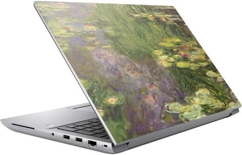 Skinit Decal Laptop Skin Compatible with HP ZBook Fury 16 G10 - Officially Licensed Monet - Waterlilies by Monet Design in Kuwait