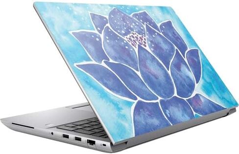 ملصق Skinit للكمبيوتر المحمول متوافق مع HP ZBook Fury 16 G10 - Blue Lotus مرخص رسميًا من Cat Coq Design in Kuwait