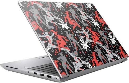 Skinit Decal Laptop Skin Compatible with HP ZBook Fury 16 G10 - Officially Licensed DC Comics Harley Quinn All Over Print Design in Kuwait