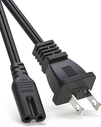 [UL Listed] AC Power Cord for PS5 PS4 PS3 PlayStation 4 Slim,Xbox One S/X,TV Replacement Power Cable for Samsung LG TCL Roku Toshiba LED LCD TV,HP Canon Epson Printer (3FT) in Kuwait