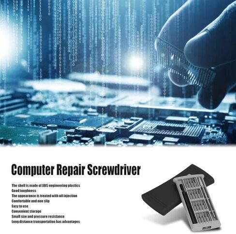 Computer Repair Screwdriver 22 in 1 Magnetic Laptop Screwdrivers Kit, Precision S2 Bits, Aluminum Handle - Magnetic Screwdriver Set Tool, Durable Electronics Repair for Men in Kuwait