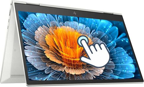 كمبيوتر محمول HP EliteBook x360 830 G7 بشاشة تعمل باللمس، كمبيوتر محمول 13.3 FHD 2 في 1 ويندوز 11 برو، كور i5-10310U، ذاكرة الوصول العشوائي 16 جيجابايت، 256 جيجابايت، HDMI (متجدد) in Kuwait