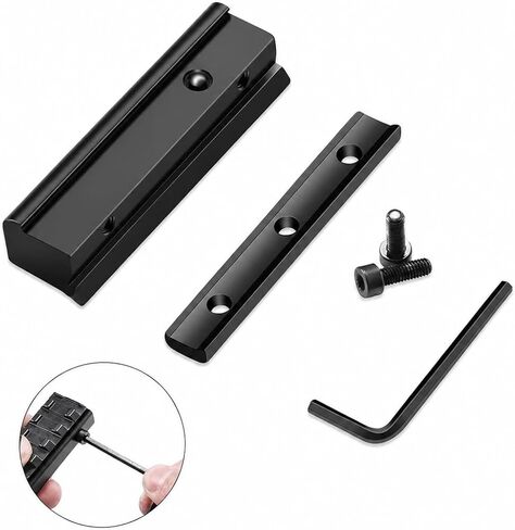 Gotical | 11mm to 20mm Removable Adapter Bracket for Single Picatinny/Weaver Rail Mount in Kuwait