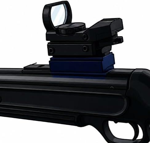 Gotical | 11mm to 20mm Removable Adapter Bracket for Single Picatinny/Weaver Rail Mount in Kuwait