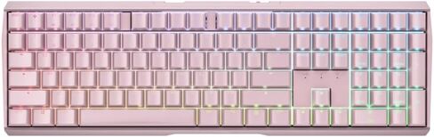 لوحة مفاتيح ميكانيكية للألعاب CHERRY XTRFY MX 3.0S | محولات MX2A الجديدة (وردي، MX2A أزرق) (متجددة) in Kuwait