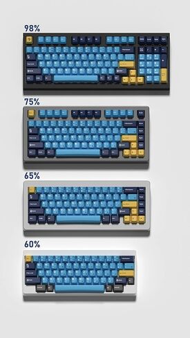 KPREPUBLIC Domikey Cherry Profile abs doubleshot keycap شريحة واحدة الكل في واحد للوحة المفاتيح الجذعية mx 60 87 104 xd64 xd68 BM60 BM65 (مجموعة CP SingleChip الكل في واحد x1) in Kuwait
