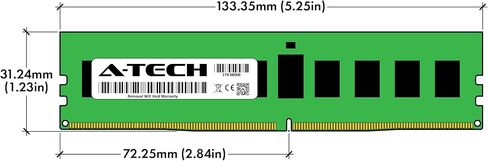 بديل ذاكرة الوصول العشوائي A-Tech سعة 16 جيجابايت لجهاز HP L58117-001 | وحدة ذاكرة الخادم المسجلة DDR4 2933MHz PC4-23400R ECC RDIMM 1Rx4 1.2V 288-Pin (L58117-001-ATC) in Kuwait