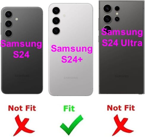 2 × لاصق باب البطارية PHONSUN شريط لاصق لغطاء باب البطارية الخلفي لهاتف Samsung Galaxy S24 Plus S24+ SM-S926U S926U1 S926B S926 (عبوة من قطعتين) in Kuwait