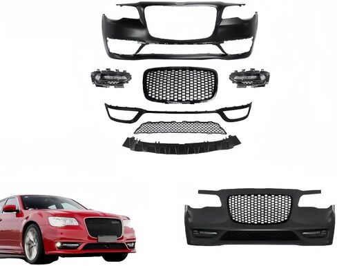 Front Bumper Cover Grille Compatible with 2015-2023 Chrysler 300 S SRT Style in Saudi Arabia