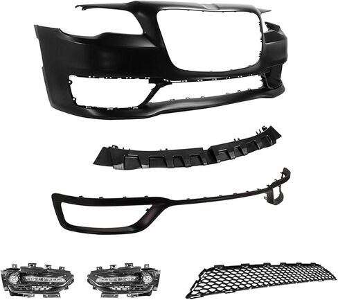 Front Bumper Cover Grille Compatible with 2015-2023 Chrysler 300 S SRT Style in Saudi Arabia