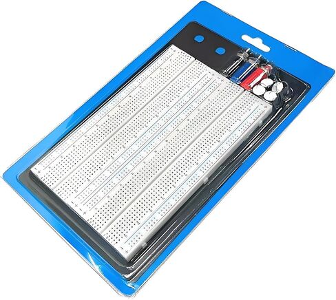 HaoDuoQian 1660 Tie-Points Solderless Breadboard with Aluminum Back Plate Large Breadboard Compatible with Arduino in Kuwait
