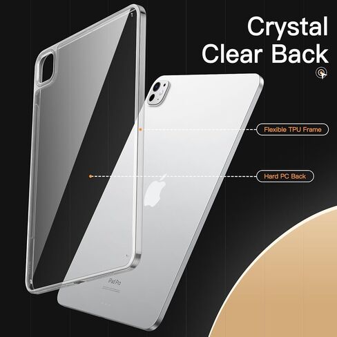 JETech لجهاز iPad Pro 13 بوصة M5/M4 (2025/2024) حافظة ممتصة للصدمات وواقي شاشة مع حزمة واقي عدسة الكاميرا in Kuwait