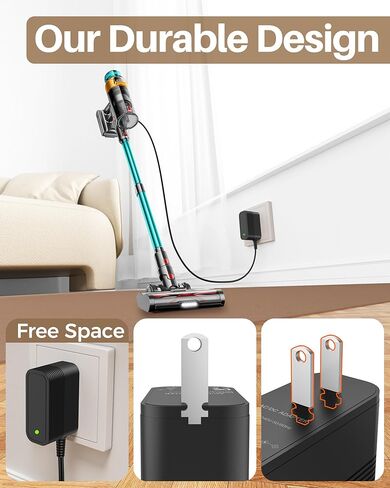 DC 36V Charger for Dsorupa Cordless Vacuum Cleaner Power Cord Compatible with DIFFULL V20 for Dsorupa V10 Ultra 29.6V Battery Vacuum Cleaner in Kuwait