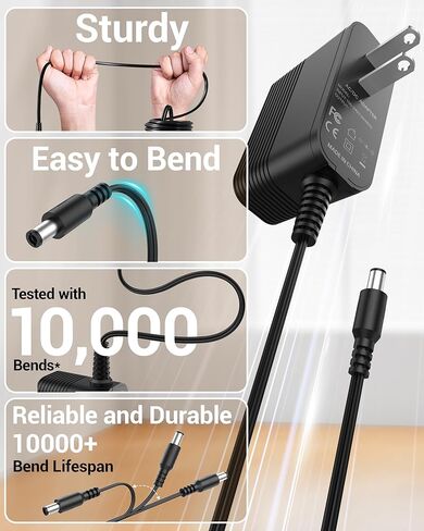DC 36V Charger for Dsorupa Cordless Vacuum Cleaner Power Cord Compatible with DIFFULL V20 for Dsorupa V10 Ultra 29.6V Battery Vacuum Cleaner in Kuwait