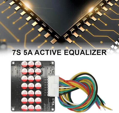 7s 5A Active Equalizer Balancer Lithium Active Battery Energy Transfer for LFP LTO NCM Energy Transfer Equalization Capacitor Battery Active Equalizer Whole Group Balancer in Kuwait