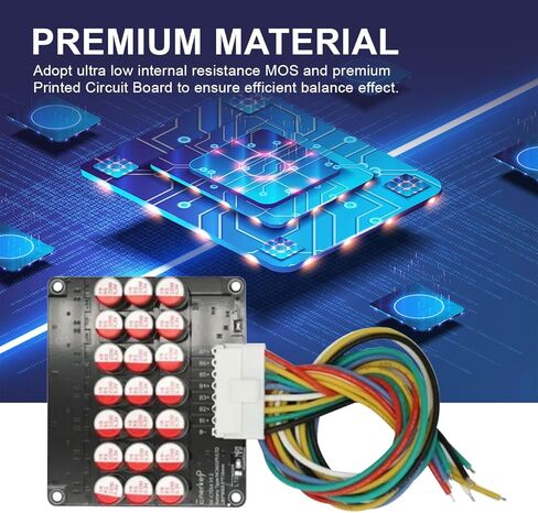 7s 5A Active Equalizer Balancer Lithium Active Battery Energy Transfer for LFP LTO NCM Energy Transfer Equalization Capacitor Battery Active Equalizer Whole Group Balancer in Kuwait