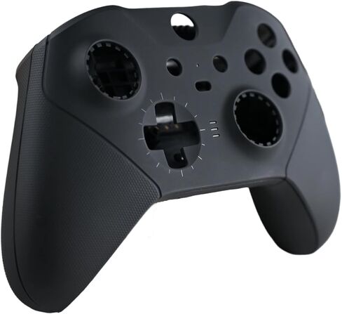 غطاء الإسكان الأمامي والخلفي من Black Elite 2 متوافق مع وحدة التحكم Xbox Elite Series 2 - مجموعة استبدال غطاء الإسكان مع حلقتين وأدوات إصلاح in Kuwait