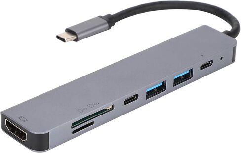 7In1 USB C Hub Adapter to 4K HDMI Hub +USB+PD Multifunction Adapter Fast Converter in Kuwait