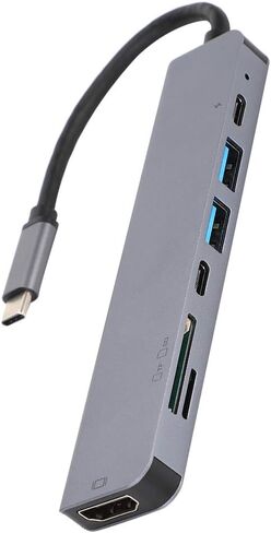 7In1 USB C Hub Adapter to 4K HDMI Hub +USB+PD Multifunction Adapter Fast Converter in Kuwait
