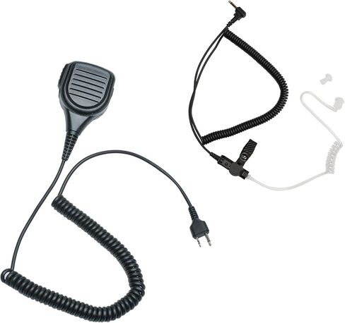 Shoulder Speaker Mic for Midland AVPH10 GXT1000VP4 GXT1000 GXT1050VP4 LXT600VP3 LXT500VP3 MXT115 MXT400 MXT500 GMRS FRS X-Talker Two-Way Radios, Reinforced Cable PTT Mic with Rotating Clip in Kuwait