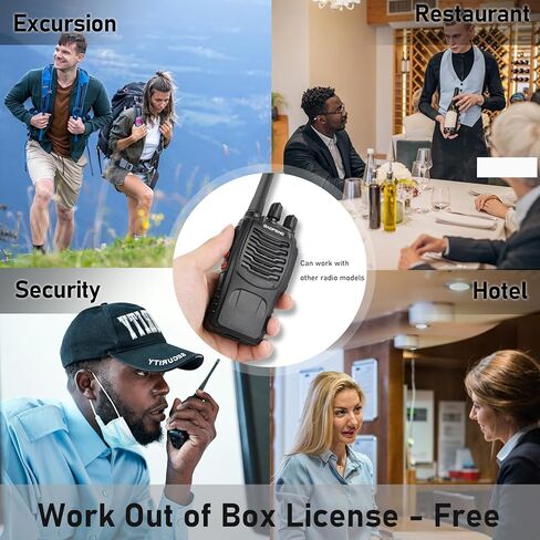 BAOFENG Walkie Talkies Long Range for Adults with 4 Rechargeable Batteries Earpiece, Two Way Radio BAOFENG BF-88A Portable 2 Way Radio for Family Hiking Camping-2 Pack in Kuwait
