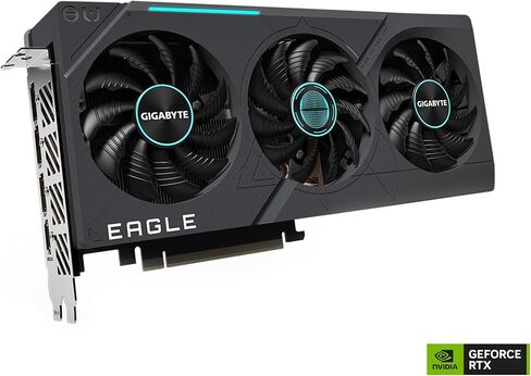 بطاقة رسومات GIGABYTE GeForce RTX 4070 Ti Eagle OC 12G (rev. 2.0) و3X WINDFORCE Fans و12GB 192-bit GDDR6X وGV-N407TEAGLE OC-12GD REV2.0 بطاقة فيديو (متجددة) in Kuwait