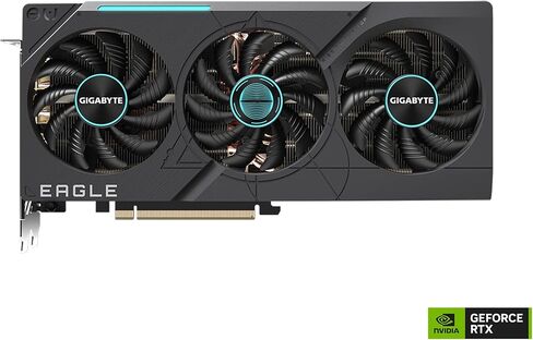 بطاقة رسومات GIGABYTE GeForce RTX 4070 Ti Eagle OC 12G (rev. 2.0) و3X WINDFORCE Fans و12GB 192-bit GDDR6X وGV-N407TEAGLE OC-12GD REV2.0 بطاقة فيديو (متجددة) in Kuwait