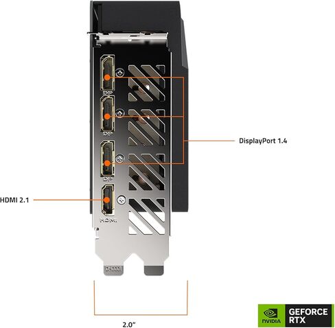 بطاقة رسومات GIGABYTE GeForce RTX 4070 Ti Eagle OC 12G (rev. 2.0) و3X WINDFORCE Fans و12GB 192-bit GDDR6X وGV-N407TEAGLE OC-12GD REV2.0 بطاقة فيديو (متجددة) in Kuwait