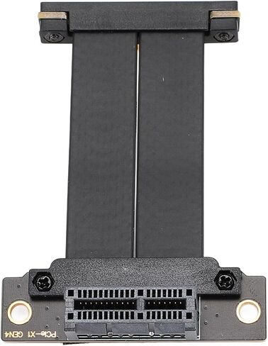 ASHATA PCIE 4.0 X1 Extension Cable, Dual 90° GPU Riser Cable, Right Angle PCIE Extender Extension Cable for Card Sound Card USB PCIe Cards 2.5G Sound Cards (20cm) in Saudi Arabia