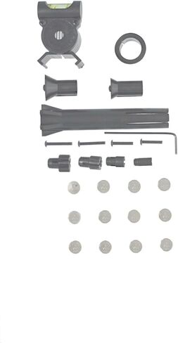 LaserLyte MBS-PAK Universal Laser Bore Sight Accessory Kit with Bubble Level, Daylight Target, Shotgun Adapters, Extra Batteries and Carrying Case Black 8" x 5.5" x 1.75" in Kuwait