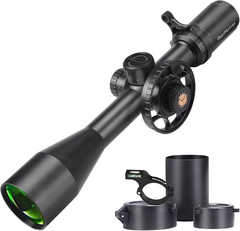 WestHunter Optics TD 5-25x50 SFIR FFP منظار البندقية الدقيق طويل المدى، إضاءة حمراء المستوى البؤري الأول 30 مم نطاق الرماية التكتيكي 1/10 MIL in Kuwait