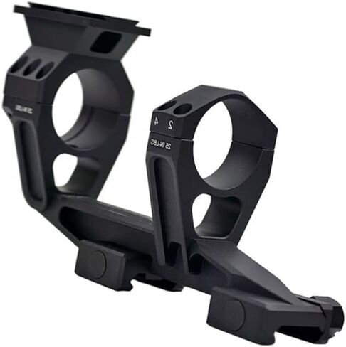 Ultra Cantilever 30mm/34mm Dual Rings Scope Mount for LPVO ATACR/VUDU/NXS etc scopes, 1.54"/1.93" Height, with Top Rail for ACRO P2 Red Dot, Premium 7075 Aluminum, Fit 20mm Picatinny Rail in Kuwait