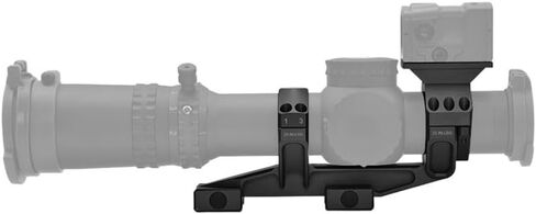 Ultra Cantilever 30mm/34mm Dual Rings Scope Mount for LPVO ATACR/VUDU/NXS etc scopes, 1.54"/1.93" Height, with Top Rail for ACRO P2 Red Dot, Premium 7075 Aluminum, Fit 20mm Picatinny Rail in Kuwait