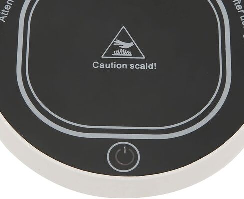 4.5inch Coffee Mug Warmer, USB Intelligent Cup Heating Mat, Utility Cup Warmer for Desk, Coffee Pad Constant Temperature for Milk Tea Water Hot Drinks (Black) in Kuwait
