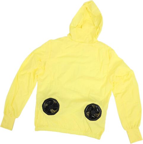 Jeanoko Workwear Cooling Jacket Vest Fans Secure Brushless Motor USB Powered for Air Conditioning Clothes 2PCS for Various Working Scenarios ABS Housing in Kuwait