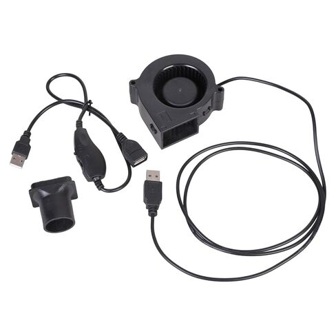 Turbo Blower 5V USB Plug Fan Portable Centrifugal with Speed Controller 2500RPM BBQ Grill Cooking Centrifugal for BBQ Grill Cooking Fire-Stove and More in Kuwait