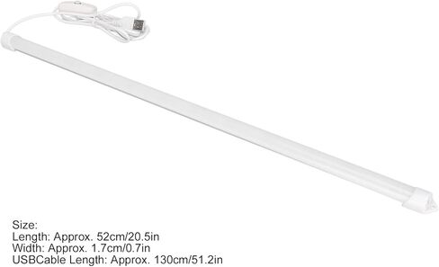 GLOGLOW Under Cabinet LED Light USB, Plastic Warm White Dimmable USB Cabinet Reading Lamp with 35 LEDs for Kitchen and Dormitory Lighting in Kuwait
