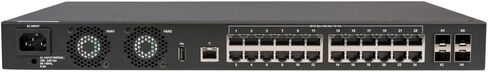 Ruckus ICX8200-24PV 24-Port Gigabit PoE+ Switch 370W، 4x25G SFP28 Uplinks، L2/L3 Static RIP OSPF، 4GB RAM 8GB Flash، SNMP SSH المُدارة، حزمة Cloud Care التي تم تكوينها مسبقًا مؤهلة in Kuwait