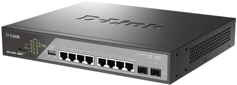 محول D-Link 10-Port PoE++، جيجابت إيثرنت مُدار بشكل ذكي، 8 × PoE (242 واط) و2 × منافذ SFP (DSS-200G-10MPP) in Kuwait