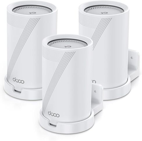 مجموعة تثبيت على الحائط XLTTYWL Deco WiFi 7، Deco BE63/BE65/BE67/BE10000/BE9300/BE14000& XE75 Pro XE75 X80 X75 سلسلة حامل جهاز التوجيه وإدارة الكابلات لـ TP Decos 7 WiFi ثلاثي الموجات 7/6/6E (3 حزم) in Kuwait