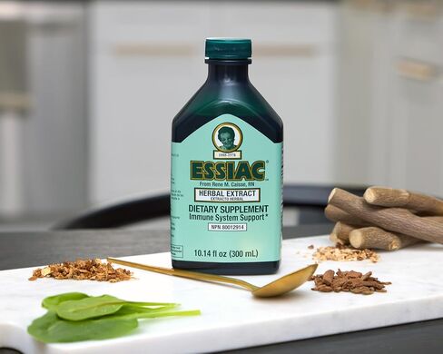 Essiac Original Herbal Liquid Extract - 10.14 Fl Oz Bottle | مزيج قوي مضادات الأكسدة للمساعدة في تعزيز الصحة العامة والرفاه | الصيغة الأصلية من عام 1922 in Kuwait