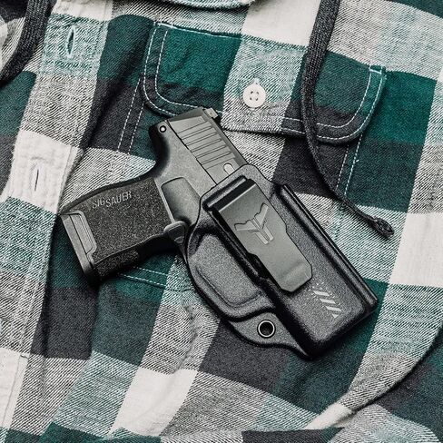 حافظة Glock 26 IWB - مصنوعة في الولايات المتحدة الأمريكية - تناسب Glock 26 (الجيل 3، 4، 5) 27، 33 (الجيل 3، 4) - حمل داخلي مخفي لحزام الخصر (اليد اليمنى) - حافظة Klipt IWB من Blade-Tech Holsters in Kuwait