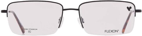 Flexon Eyeglasses H 6073 002 Satin Black in Saudi Arabia