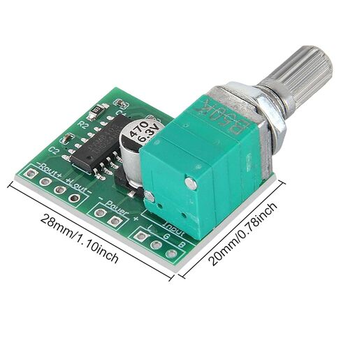 12pcs Mini PAM8403 DC 5V Audio Amplifier Handy Digital Power Amp Module Board 3W+3W Dual-Channel PAM8403 Stereo Amplifiers with Potentiometer for DIY Portable in Saudi Arabia