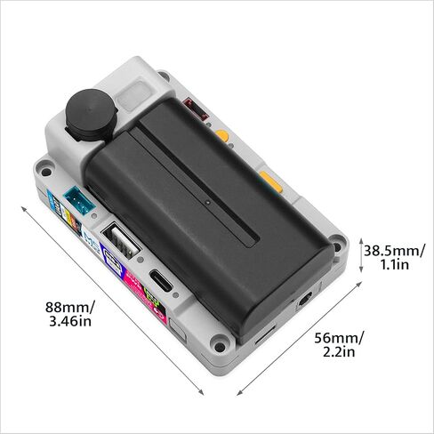 مجموعة تطوير M5Stack الرسمية PowerHub loT المزودة ببطارية (ESP32-S3-WROOM-1U-N16R8)(NP-F550) للأتمتة الصناعية in Kuwait
