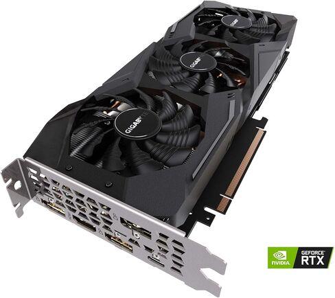 بطاقة رسومات Gigabyte GeForce RTX 2070 Windforce 8G، 3X Windforce Fans، 8GB 256-Bit GDDR6، بطاقة فيديو GV-N2070WF3-8GC (متجددة) in Kuwait