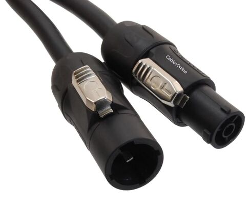 CablesOnline، 6ft 14AWG مرحلة الإضاءة لاعبا اساسيا ذكر إلى أنثى True1 PowerCon متوافق مع كابل العبور، PC-KT606 in Kuwait