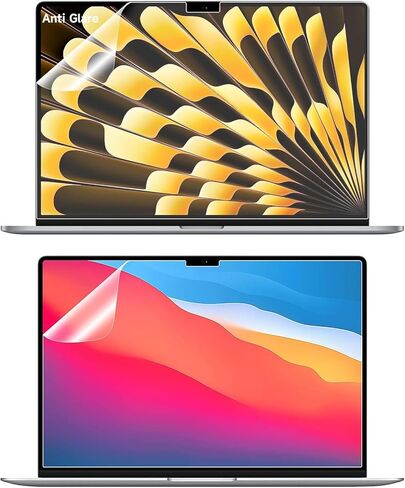 Anti Glare Screen Protector Compatible with MacBook Air 15 Inch (M2, M3, M4) & MacBook Pro 14'' (M1/M2/M3/M4 Chip, Pro/Max), Matte Anti Scratch Protector in Kuwait