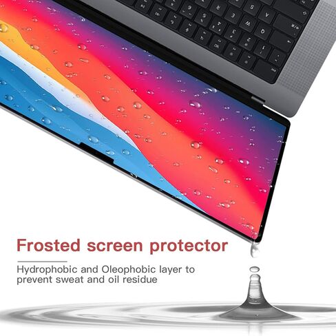 Anti Glare Screen Protector Compatible with MacBook Air 15 Inch (M2, M3, M4) & MacBook Pro 14'' (M1/M2/M3/M4 Chip, Pro/Max), Matte Anti Scratch Protector in Kuwait